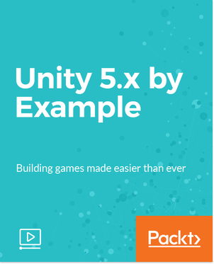 Unity 5 by Example book cover